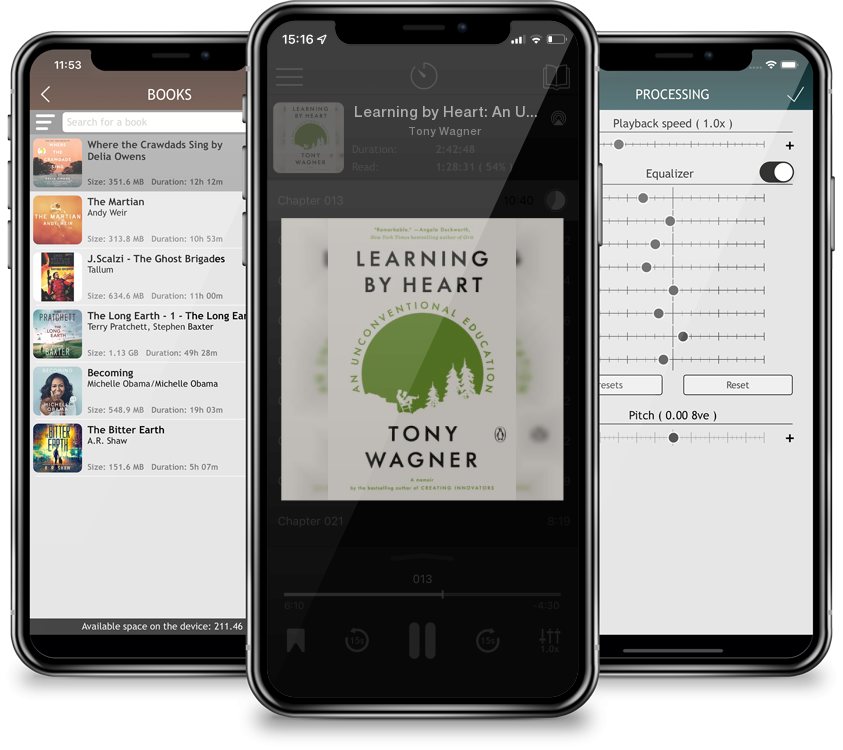 Listen Learning by Heart: An Unconventional Education by Tony Wagner in MP3 Audiobook Player for free