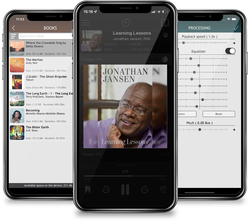 Listen Learning Lessons by Jonathan Jansen, PhD in MP3 Audiobook Player for free