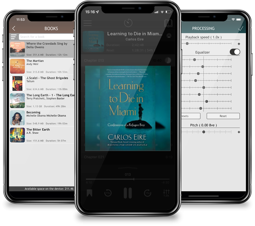 Audiobook Learning to Die in Miami: Confessions of a Refugee Boy by Carlos Eire