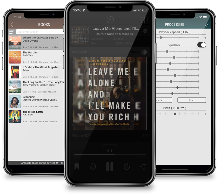 Audiobook Leave Me Alone and I\'ll Make You Rich: How the Bourgeois Deal Enriched the World by Deirdre Nansen McCloskey