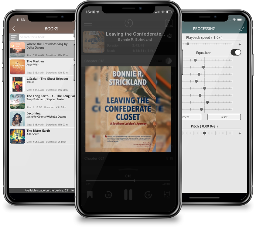 Audiobook Leaving the Confederate Closet: A Southern Lesbian\'s Journey by Bonnie R. Strickland