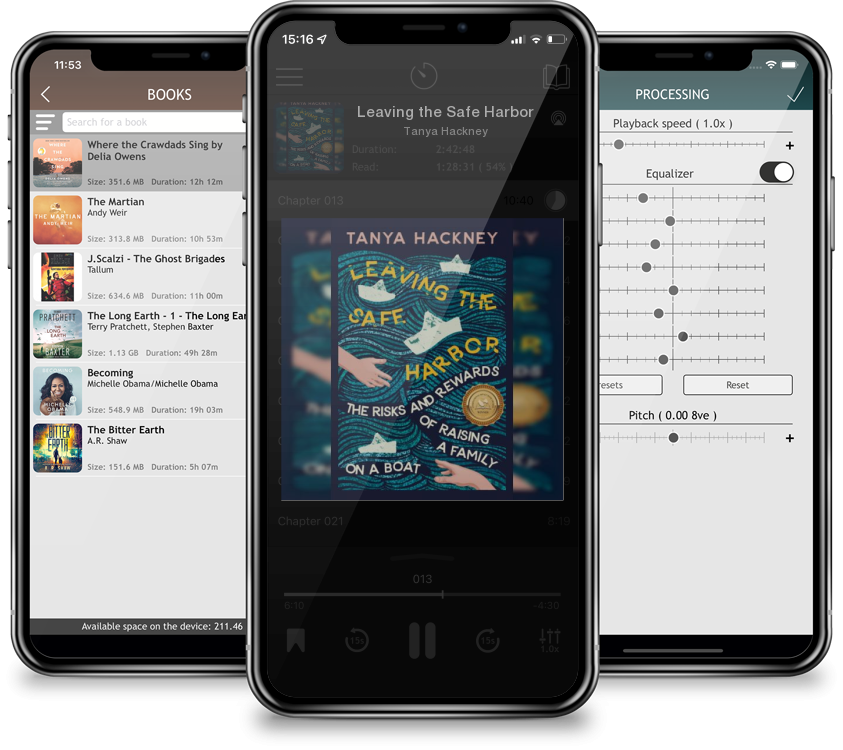 Audiobook Leaving the Safe Harbor by Tanya Hackney