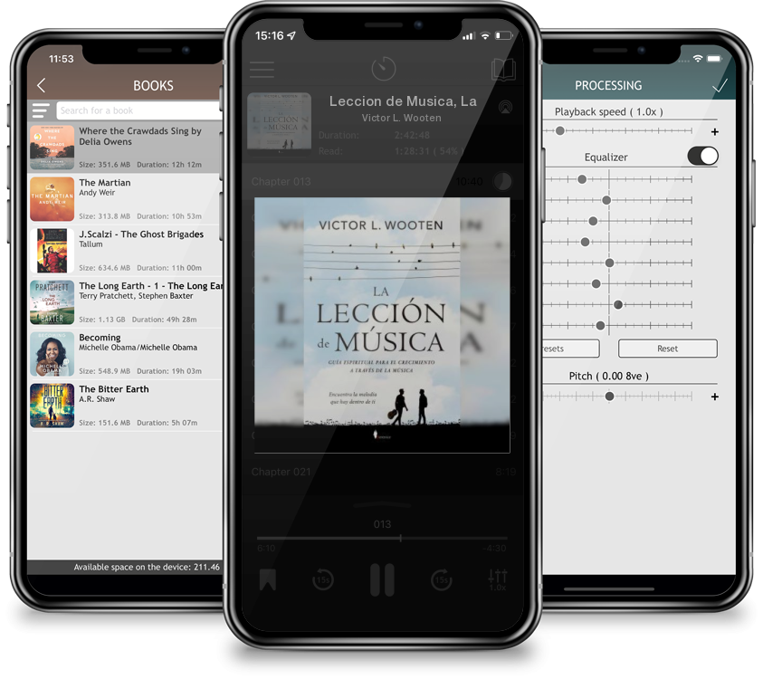 Listen Leccion de Musica, La by Victor L. Wooten in MP3 Audiobook Player for free