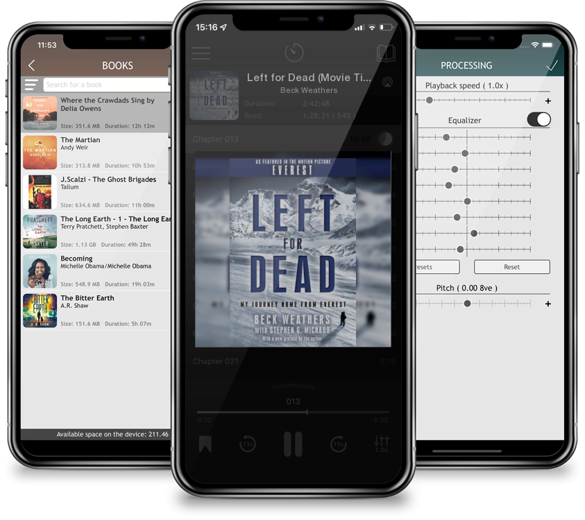 Audiobook Left for Dead (Movie Tie-in Edition): My Journey Home from Everest by Beck Weathers