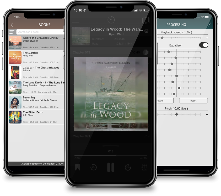 Audiobook Legacy in Wood: The Wahl Family Boat Builders by Ryan Wahl
