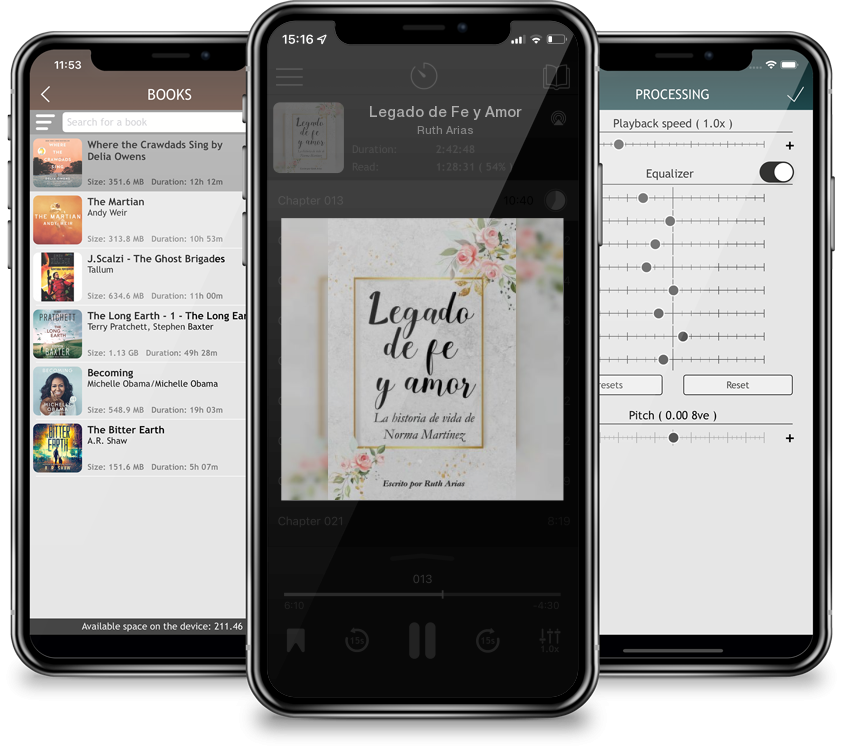Audiobook Legado de Fe y Amor by Ruth Arias
