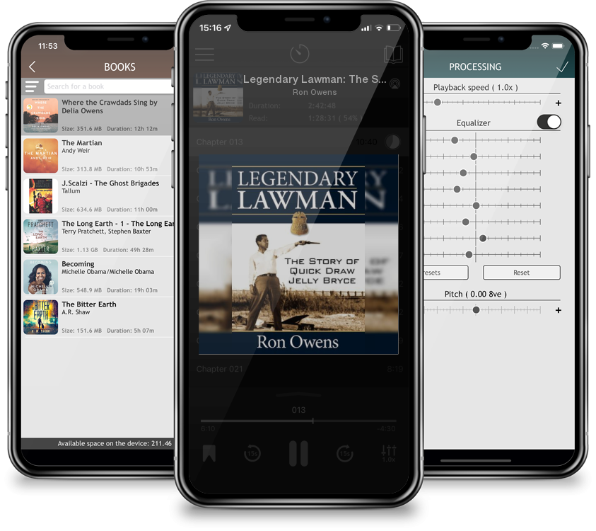 Audiobook Legendary Lawman: The Story of Quick Draw Jelly Bryce by Ron Owens