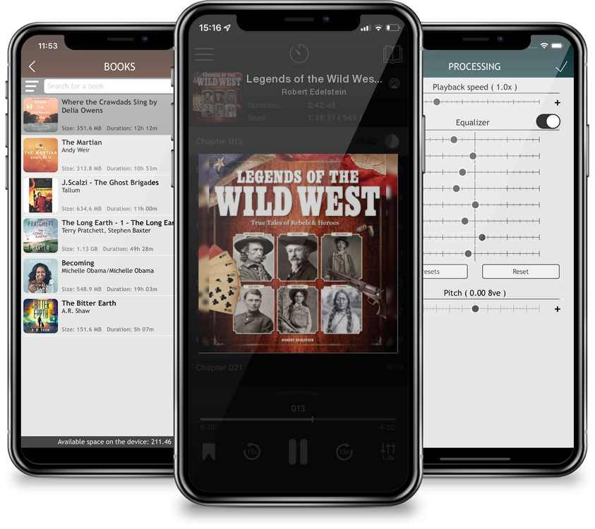 Audiobook Legends of the Wild West: True Tales of Rebels and Heroes by Robert Edelstein