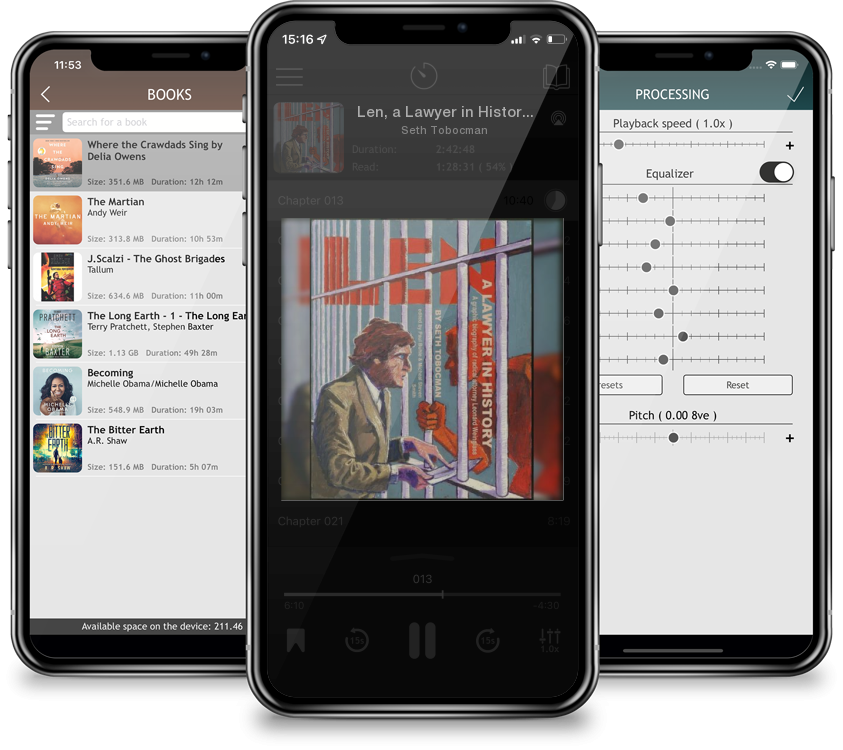 Audiobook Len, a Lawyer in History: A Graphic Biography of Radical Attorney Leonard Weinglass by Seth Tobocman