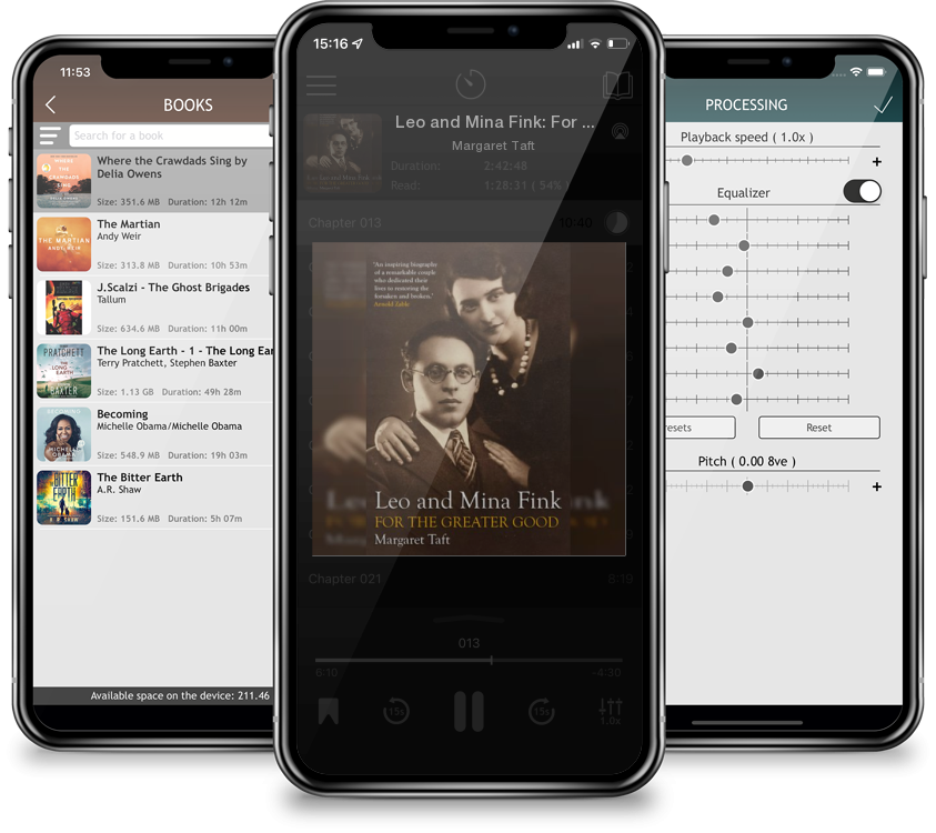 Audiobook Leo and Mina Fink: For the Greater Good by Margaret Taft