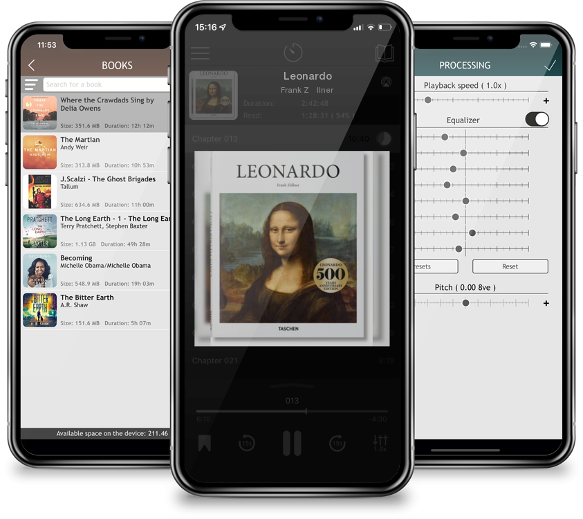 Listen Leonardo by Frank Zöllner in MP3 Audiobook Player for free