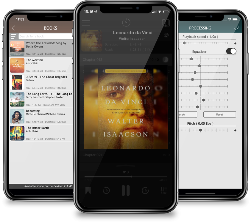 Listen Leonardo da Vinci by Walter Isaacson in MP3 Audiobook Player for free