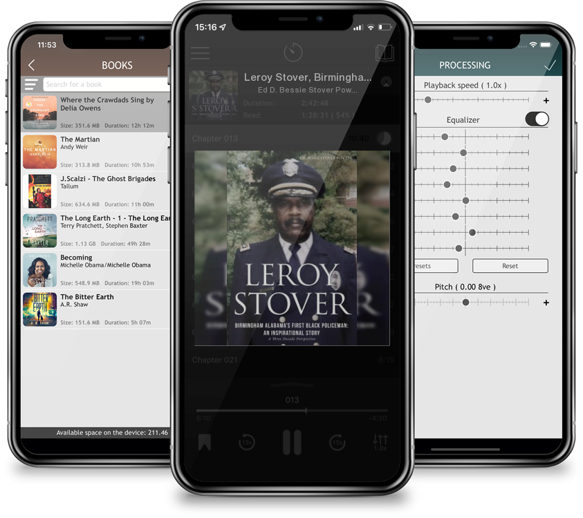 Listen Leroy Stover, Birmingham, Alabama's First Black Policeman: An Inspirational Story by Ed D. Bessie Stover Powell in MP3 Audiobook Player for free