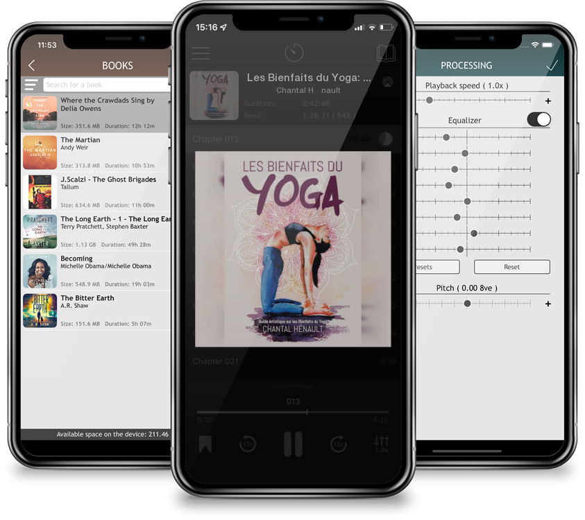 Audiobook Les Bienfaits du Yoga: Guide Artistique sur les Bienfaits du Yoga by Chantal Hénault
