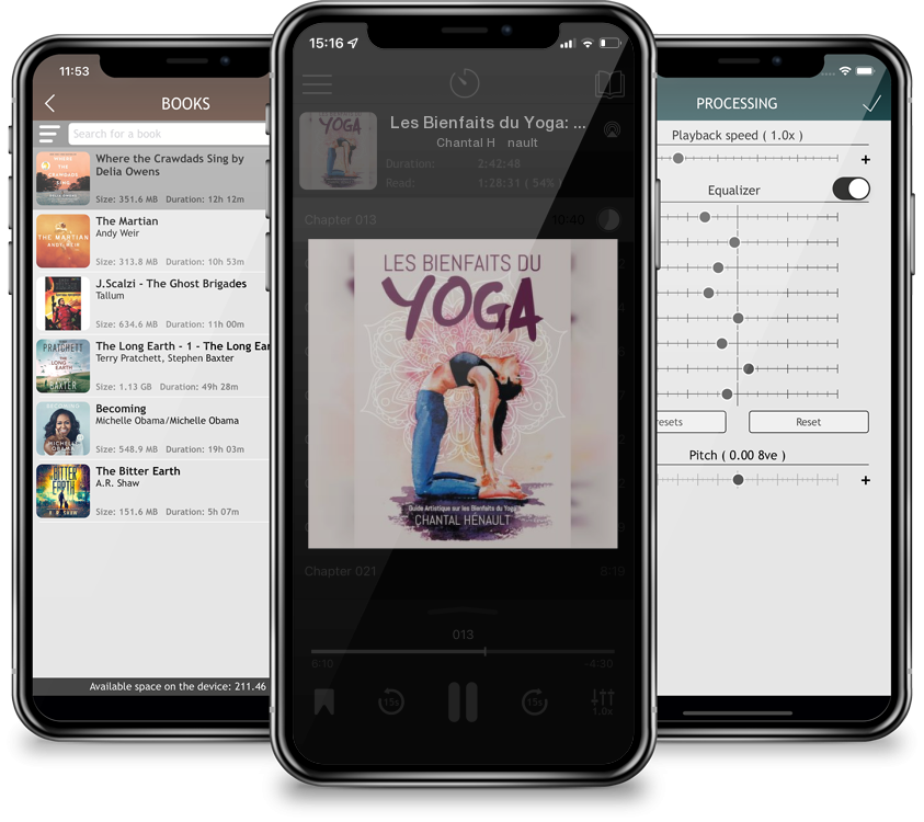 Listen Les Bienfaits du Yoga: Guide Artistique sur les Bienfaits du Yoga by Chantal Hénault in MP3 Audiobook Player for free