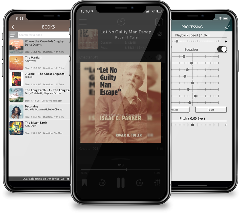 Audiobook Let No Guilty Man Escape, 9: A Judicial Biography of Isaac C. Parker (Legal History of North America #9) by Roger H. Tuller