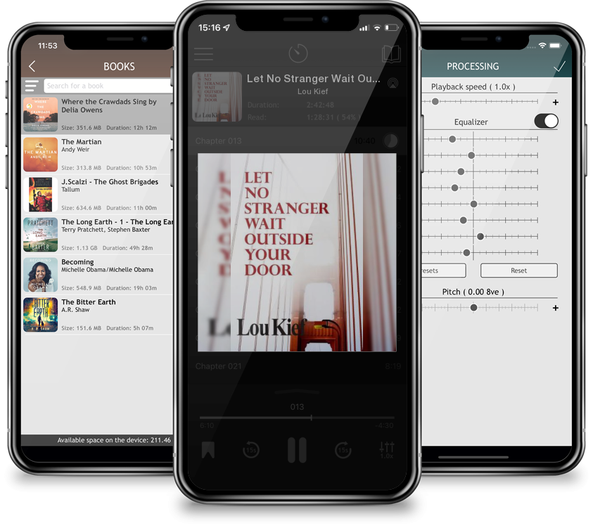 Audiobook Let No Stranger Wait Outside Your Door by Lou Kief