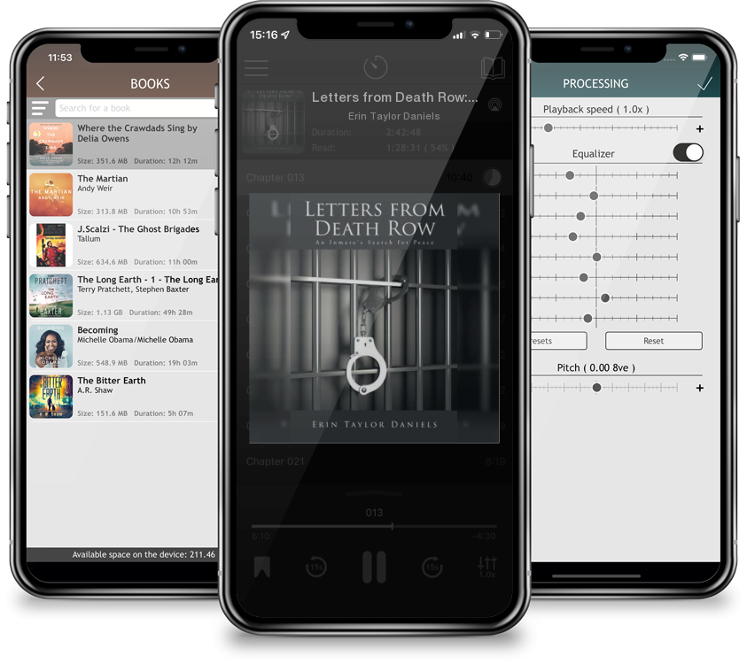 Listen Letters from Death Row: An Inmate's Search for Peace by Erin Taylor Daniels in MP3 Audiobook Player for free