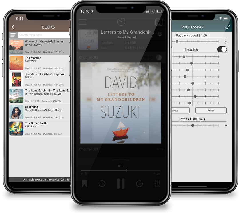 Audiobook Letters to My Grandchildren: Wisdom and Inspiration from One of the Most Important Thinkers on the Planet by David Suzuki
