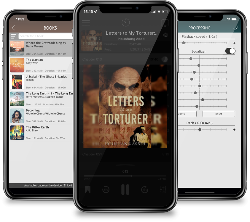 Audiobook Letters to My Torturer: Love, Revolution, and Imprisonment in Iran by Houshang Asadi