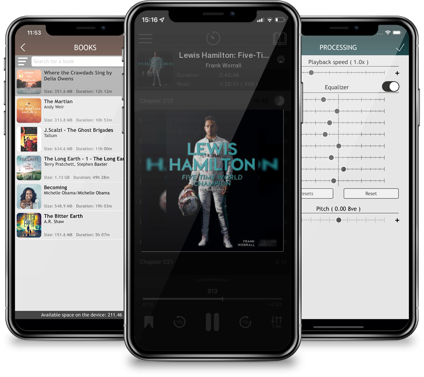 Audiobook Lewis Hamilton: Five-Time World Champion: The Biography by Frank Worrall