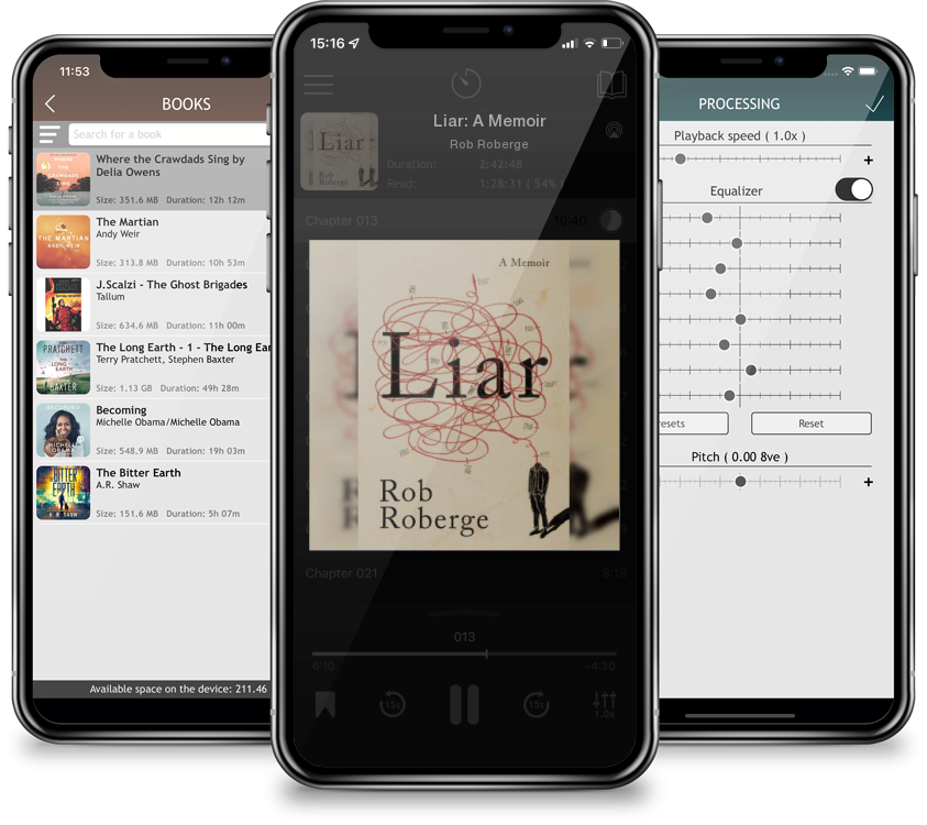 Audiobook Liar: A Memoir by Rob Roberge