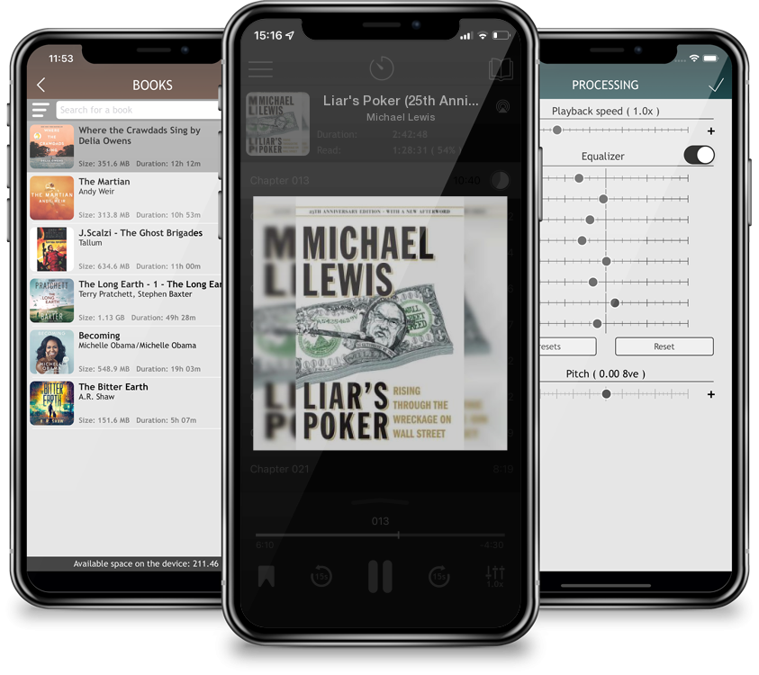 Listen Liar's Poker (25th Anniversary Edition): Rising Through the Wreckage on Wall Street by Michael Lewis in MP3 Audiobook Player for free