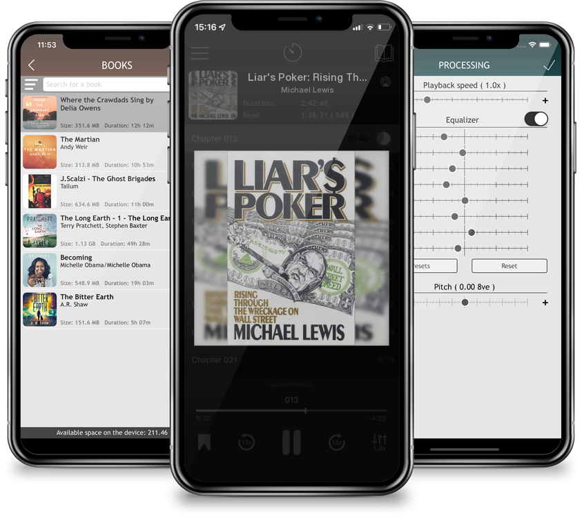 Listen Liar's Poker: Rising Through the Wreckage on Wall Street by Michael Lewis in MP3 Audiobook Player for free