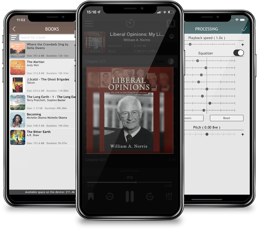 Audiobook Liberal Opinions: My Life in the Stream of History by William A. Norris