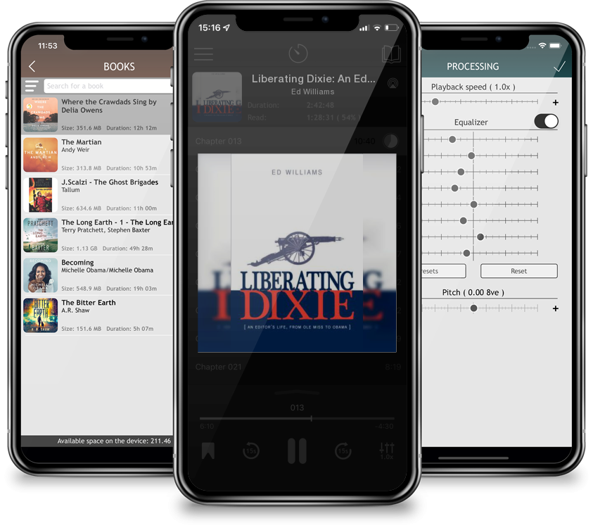 Audiobook Liberating Dixie: An Editor\'s Life, From Ole Miss to Obama by Ed Williams