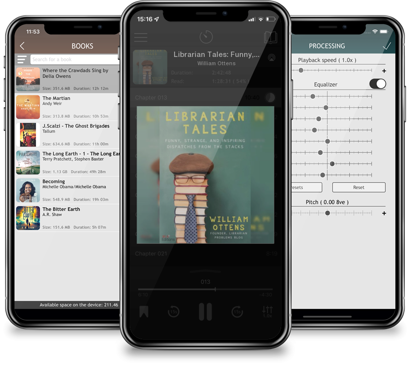 Audiobook Librarian Tales: Funny, Strange, and Inspiring Dispatches from the Stacks by William Ottens