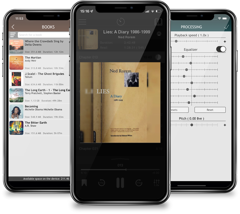 Audiobook Lies: A Diary 1986-1999 by Ned Rorem