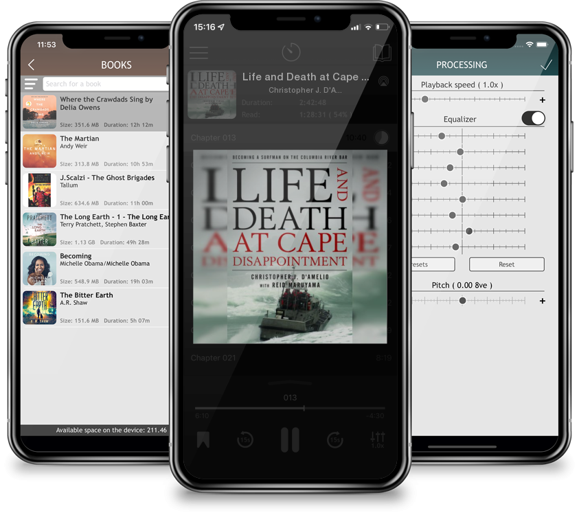 Audiobook Life and Death at Cape Disappointment: Becoming a Surfman on the Columbia River Bar by Christopher J. D'Amelio