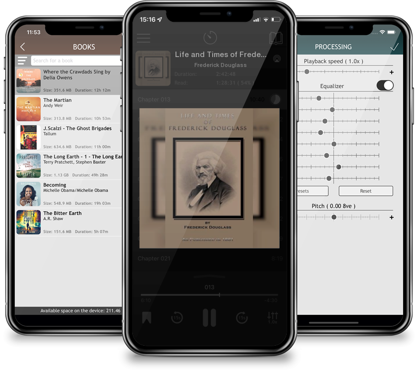 Audiobook Life and Times of Frederick Douglass: His Early Life as a Slave, His Escape from Bondage, and His Complete History to the Present Time by Frederick Douglass