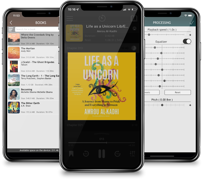 Audiobook Life as a Unicorn Lib/E: A Journey from Shame to Pride and Everything in Between (Compact Disc) by Amrou Al-Kadhi
