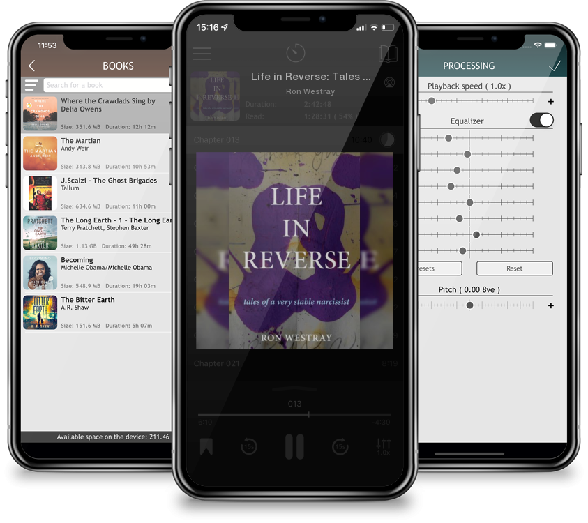 Audiobook Life in Reverse: Tales of a Very Stable Narcissist by Ron Westray