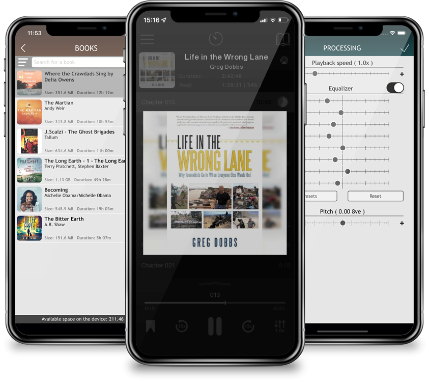 Audiobook Life in the Wrong Lane by Greg Dobbs