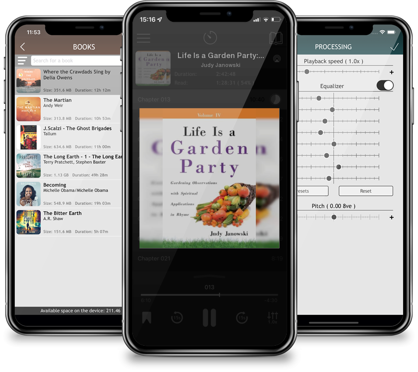 Audiobook Life Is a Garden Party: Gardening Observations with Spiritual Applications in Rhyme by Judy Janowski