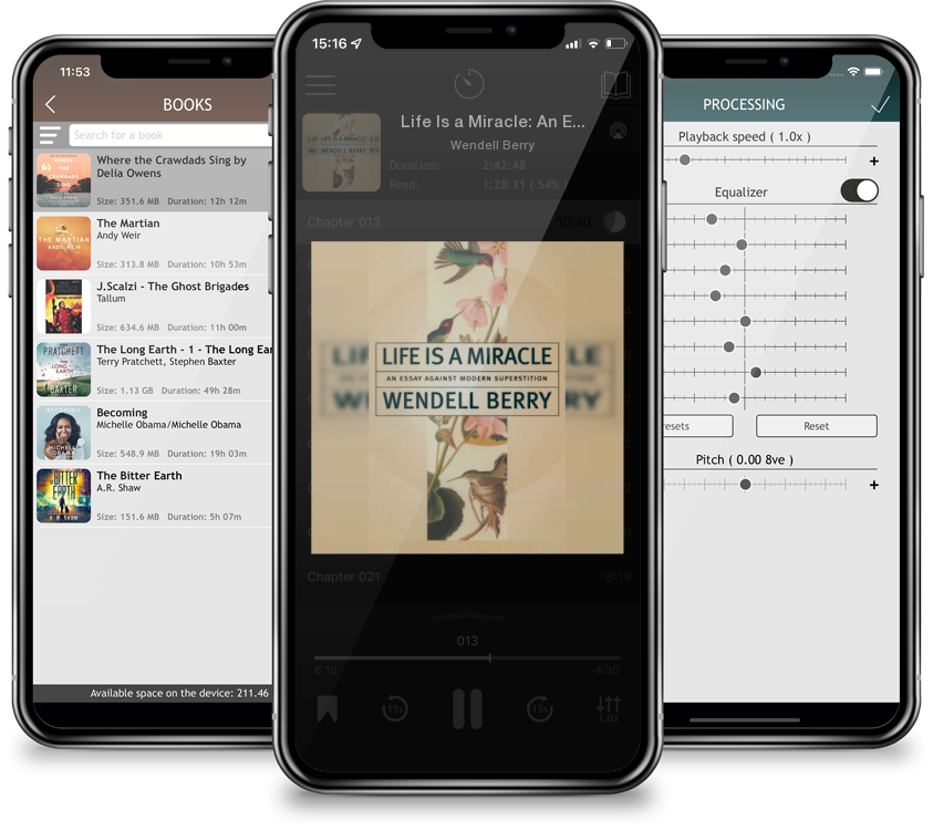 Audiobook Life Is a Miracle: An Essay Against Modern Superstition by Wendell Berry