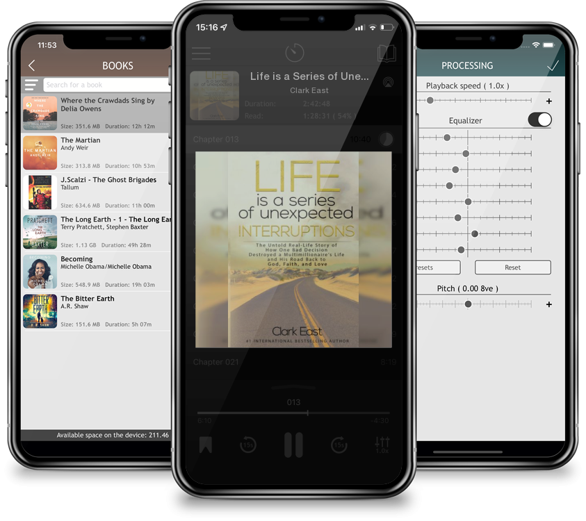 Audiobook Life is a Series of Unexpected Interruptions: The Untold Real-Life Story of How One Bad Decision Destroyed a Multimillionaires Life and His Road Back by Clark East