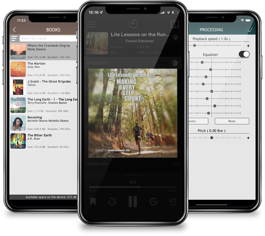 Audiobook Life Lessons on the Run: Making Every Step Count by Esmail Rahimian