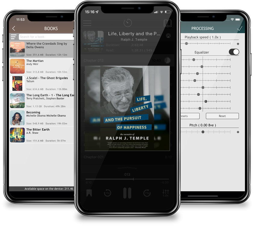 Audiobook Life, Liberty and the Pursuit of Happiness: The Memoirs of Ralph J. Temple by Ralph J. Temple