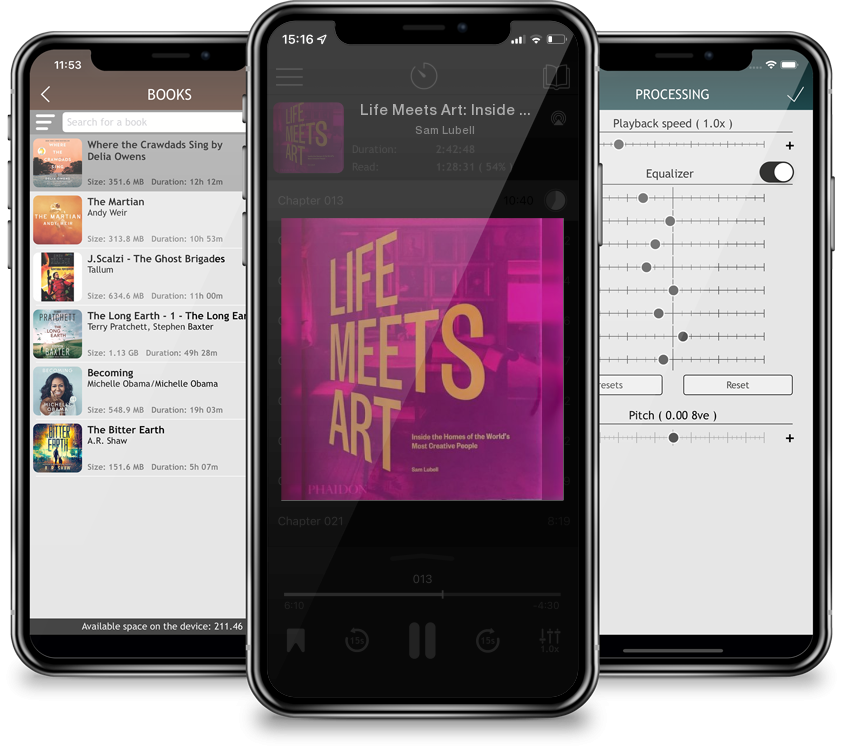 Audiobook Life Meets Art: Inside the Homes of the World\'s Most Creative People by Sam Lubell