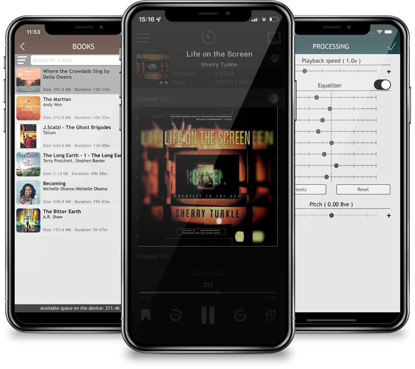 Audiobook Life on the Screen by Sherry Turkle