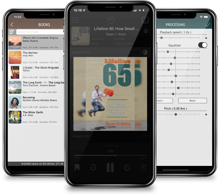 Audiobook Lifeline 65: How Small Connections and Big Enthusiasm Can Change Education by Ryan T. Stein