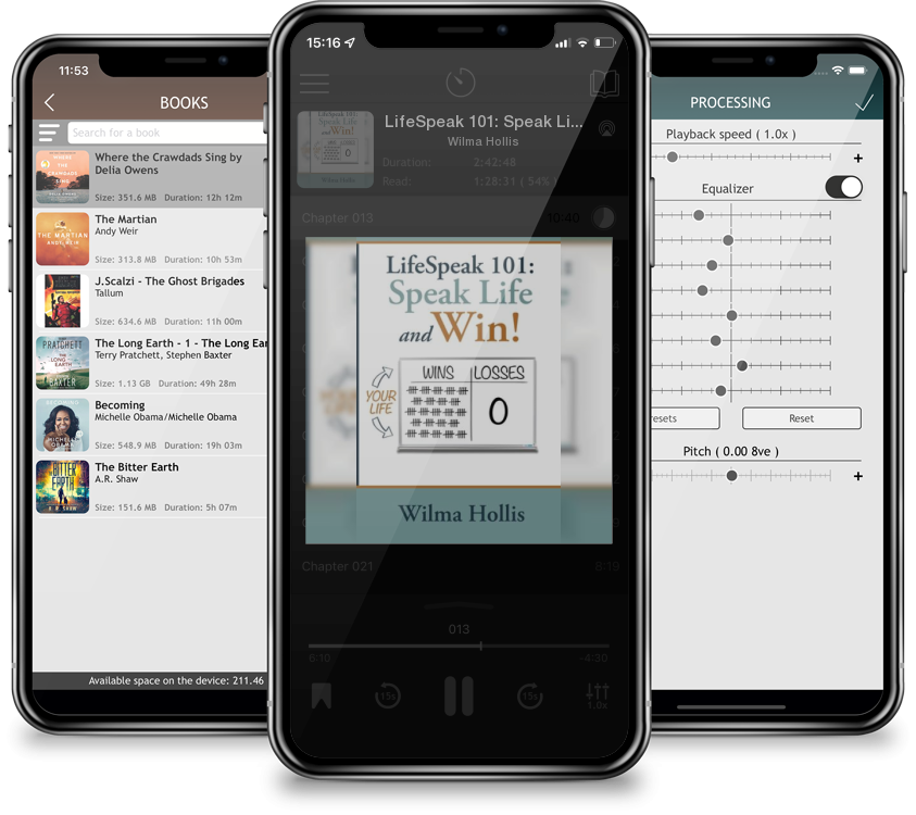Audiobook LifeSpeak 101: Speak Life and Win! by Wilma Hollis