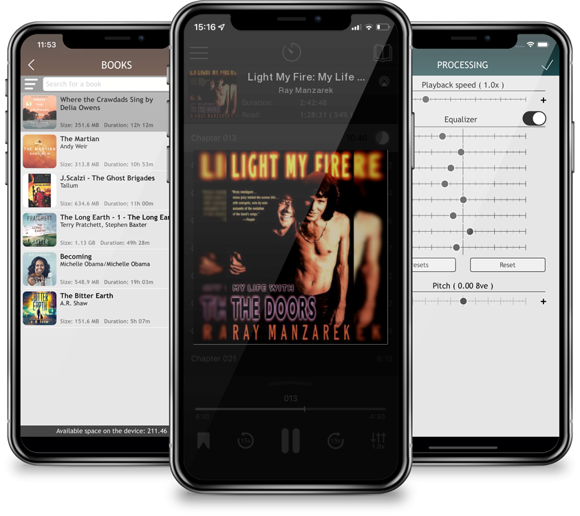 Audiobook Light My Fire: My Life with The Doors by Ray Manzarek