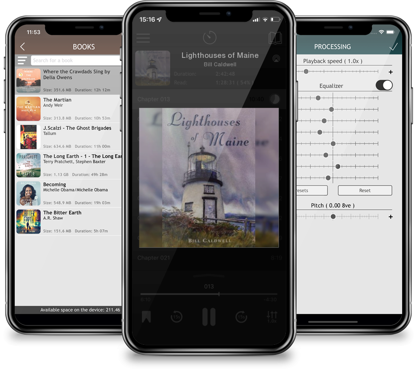 Audiobook Lighthouses of Maine by Bill Caldwell