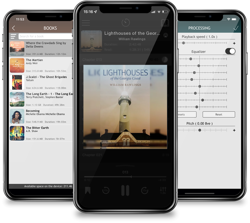 Audiobook Lighthouses of the Georgia Coast by William Rawlings