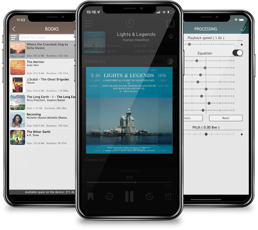Audiobook Lights & Legends by Harlan Hamilton